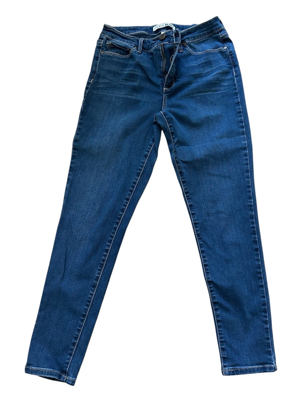 Code Blue- Women's Dark Blue Stretch Skinny Jeans